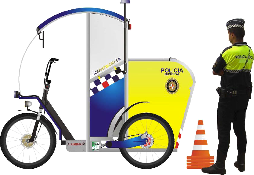 Triciclo Policia